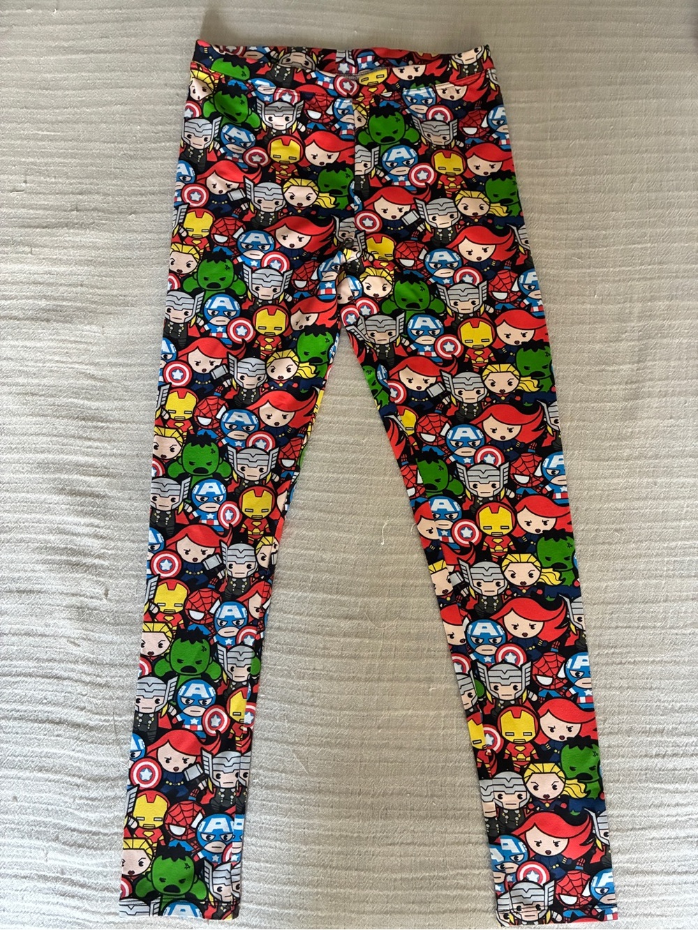 Girl’s / Women’s Marvel Chibi Superhero Leggings, 14-16 XXL / 0-3, NEW NWOT!